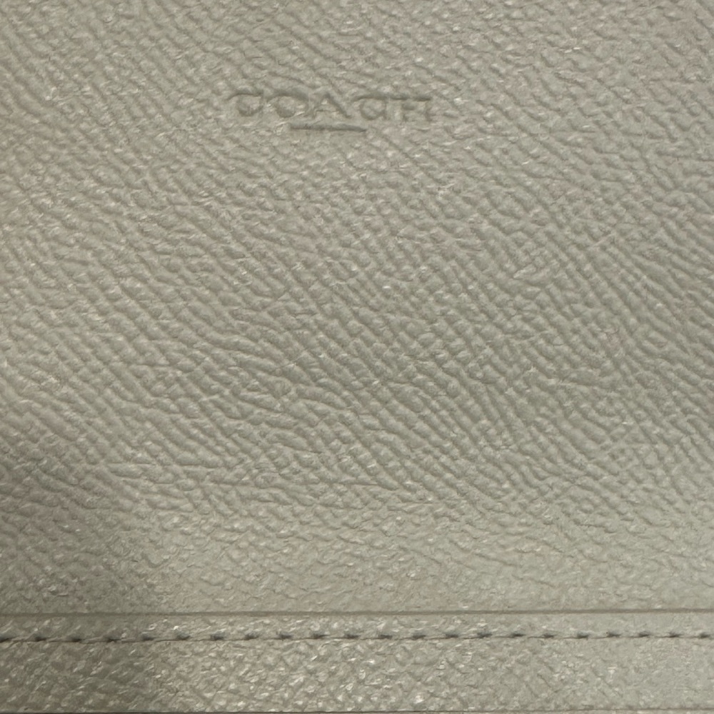NWT Coach Pale Ivy Green Leather 3 Fold Crossgrain Leather Wallet F87588 - Picture 4 of 16
